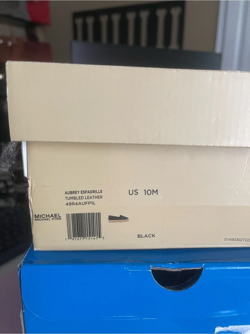 BNWT Michael Kors Women’s Black MK Logo Espadrille Loafer